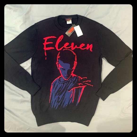 Stranger Things Other - STRANGER THINGS ELEVEN UGLY SWEATER MEDIUM NEW CHRISTMAS HOLIDAY